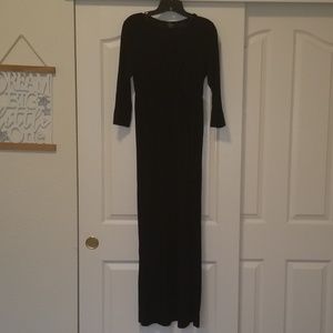 Floor length maternity dress
